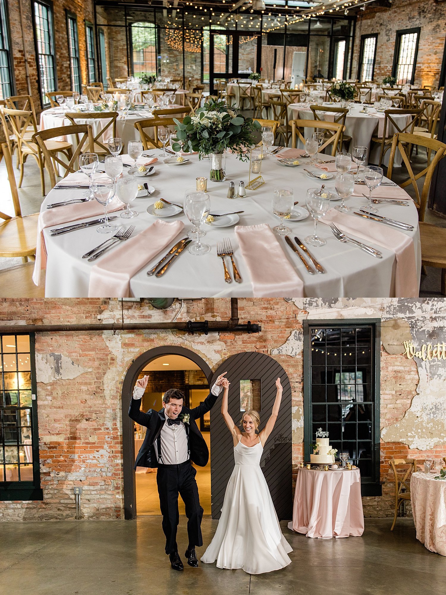 elegant table set up for reception by Jen Harvey Photography