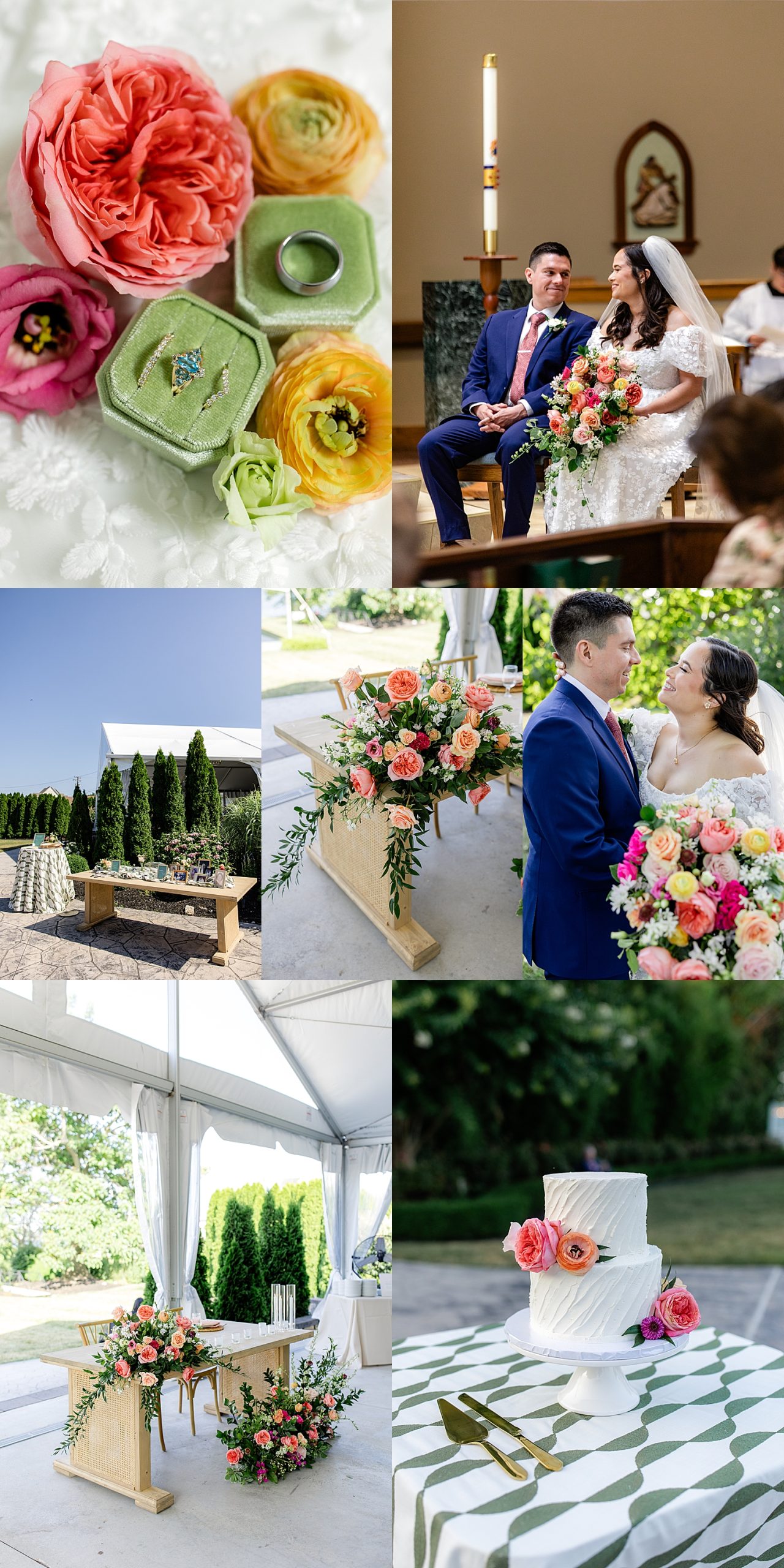 colorful day with outdoor reception by Baltimore wedding photographer