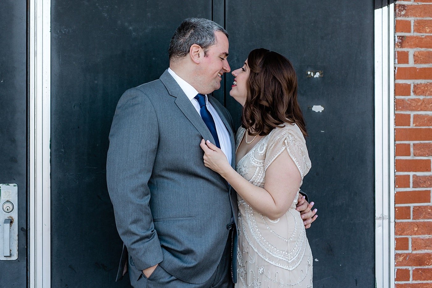 Industrial Baltimore, Md. bride and groom portraits