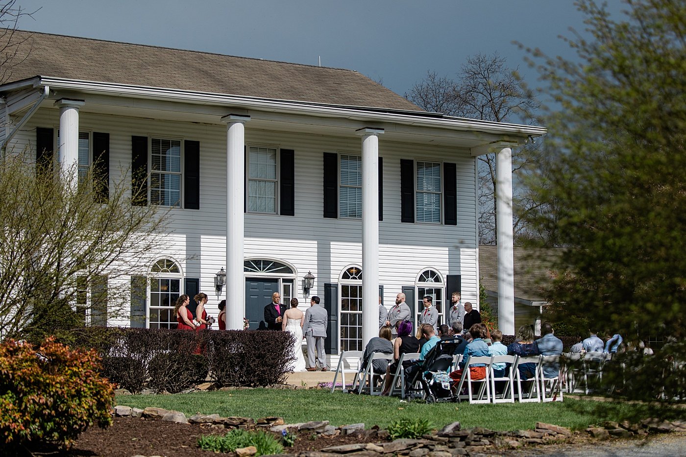 Virginia winery wedding ceremony