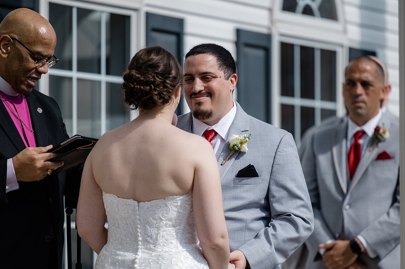 Virginia winery wedding ceremony