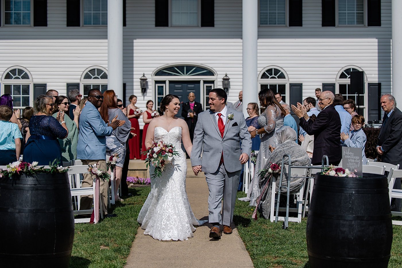 Virginia winery wedding ceremony