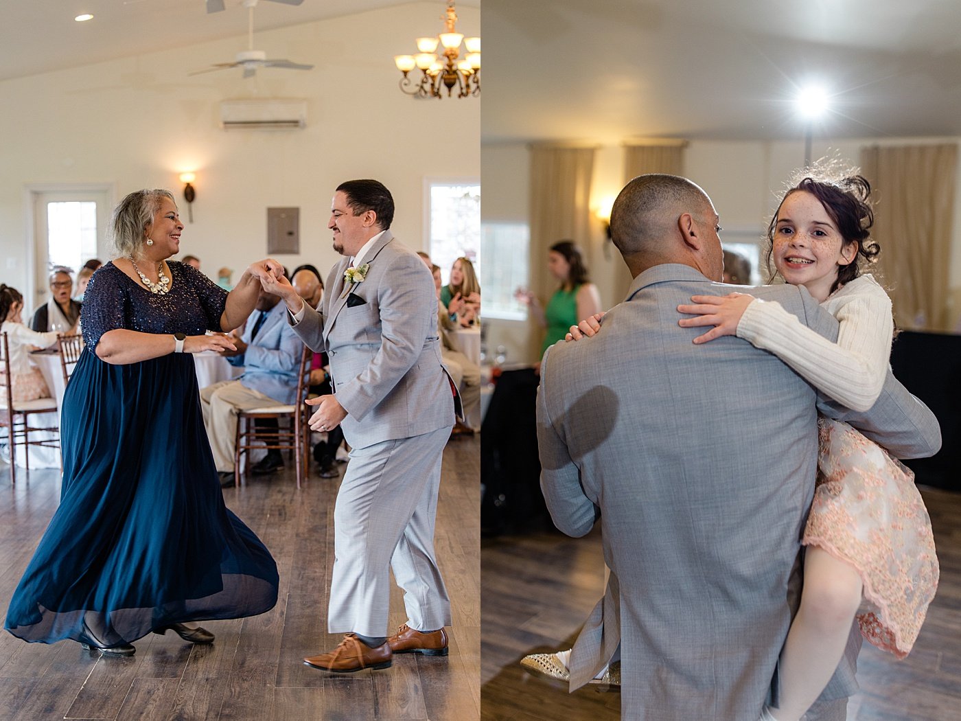 Virginia winery wedding reception dancing